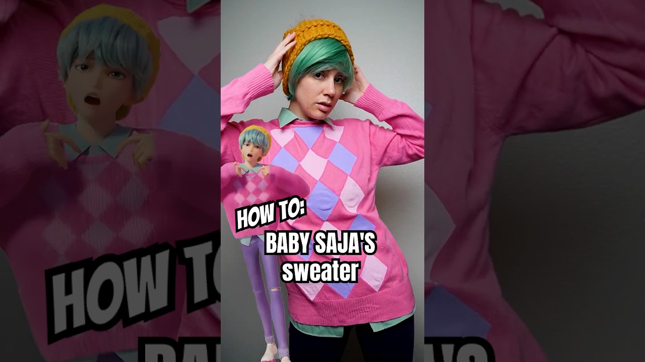 🫣 cosplaying BABY SAJA?! 🫣 #sajaboys #cosplaydiy #thriftflip