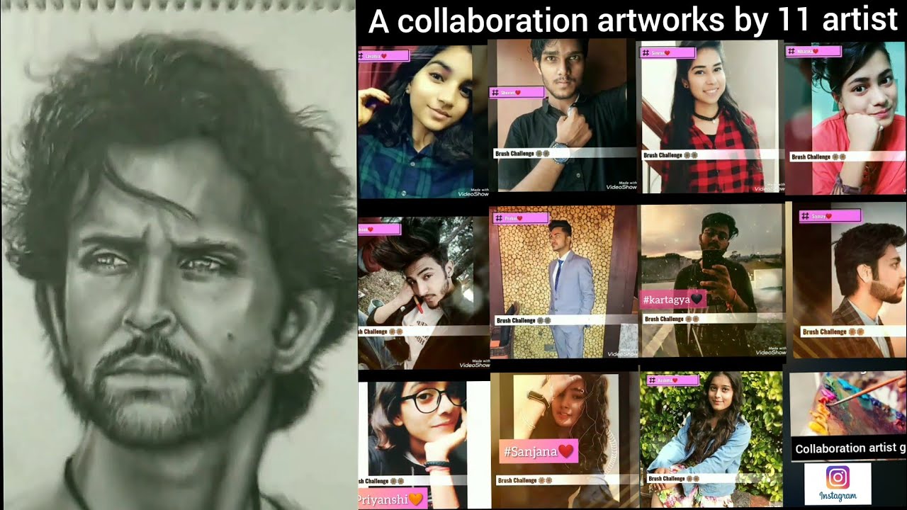 Collaboration artworks | 11 artists of india 
