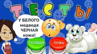 Тесты Для Детей И Взрослых.  Это Правда Или  Ложь?