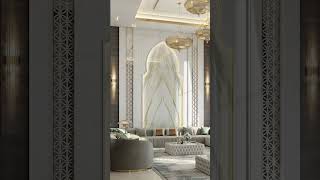 Luxury Villa Interior Design | Majlis Interior Design Dubai  #interiordesign  #4k #dubailifestyle