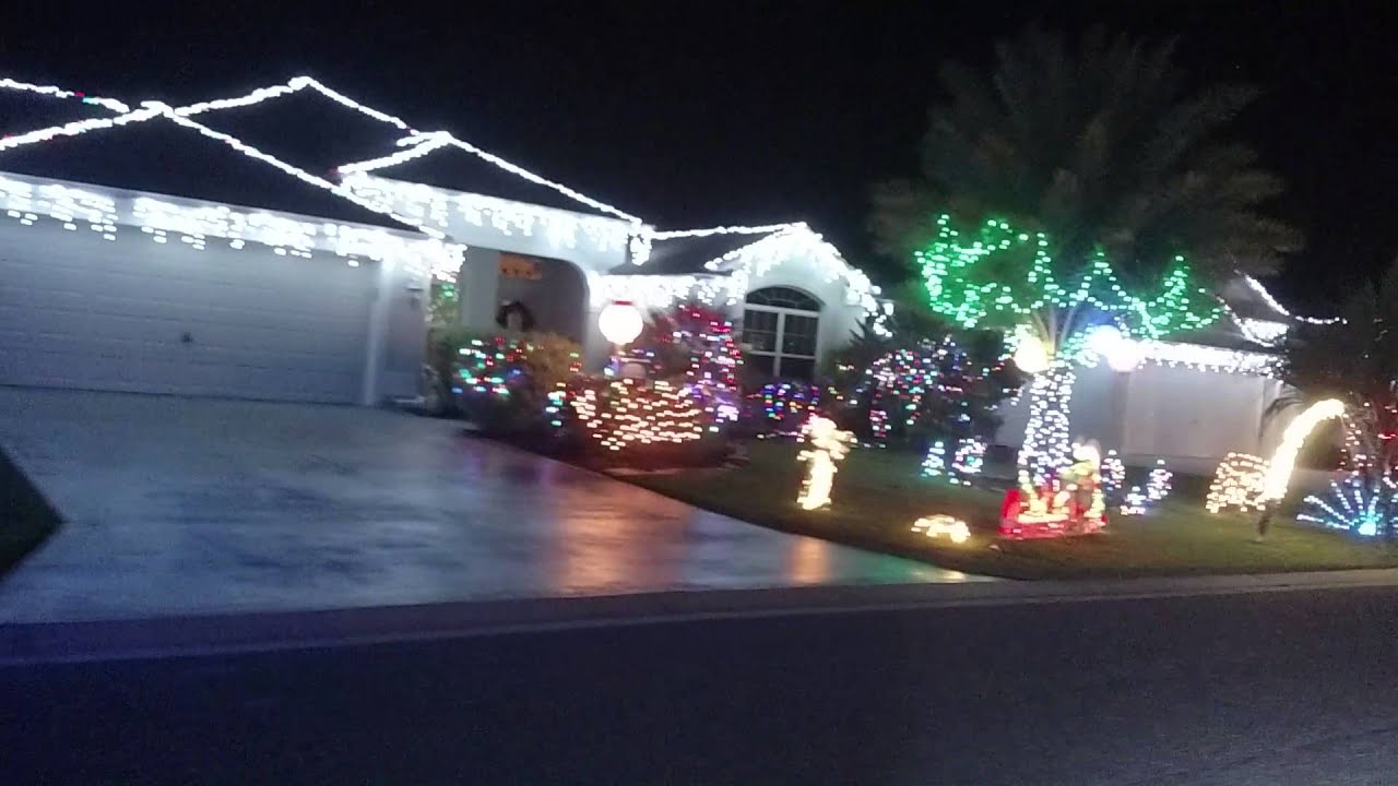 Dunkirk Trail, The Villages, 2015 Xmas Display YouTube