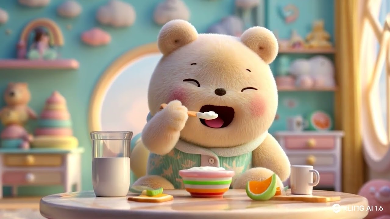 Let’s Start the Day! | Morning Routine Song for Kids with Toby the Bear 🧸 | Brush, Dress & Play