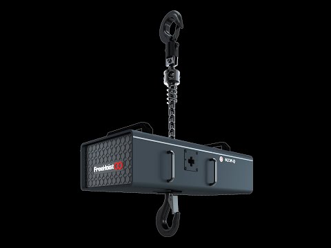 Mode 611-freehoist electric chain hoist setup in Theatre.