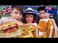 Brits try Australian Fish and Chips (how is it BETTER?!)