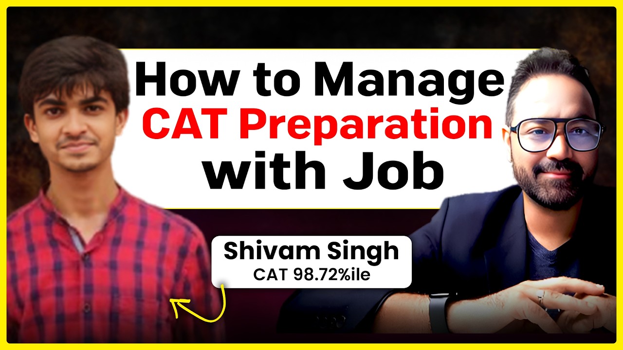 CAT 2026 strategy for working professionals | How to manage CAT ...