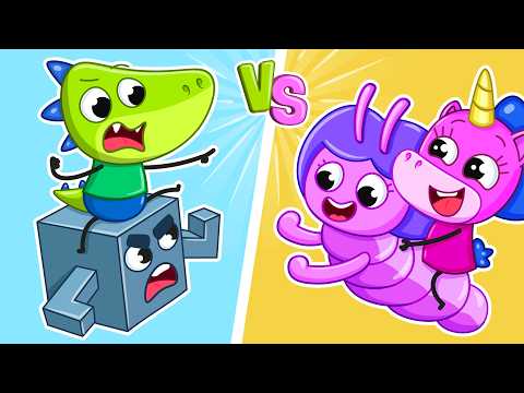 SOFT VS HARD BATTLE 😱 WHO WILL WIN? KIDS LEARN OPPOSITES | TEENY MIMI 🦄