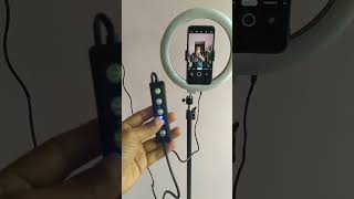 Unboxing RGB ring light with Tripod stand | #meesho products review under 600/ #shorts #viral