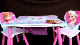 Disney Frozen Table and Chair Set from Delta Children For full review and shopping info▻http://ttpm.com/p/15222/delta-childrens-products/disney-frozen-table-and-chair-set/?ref=yt The