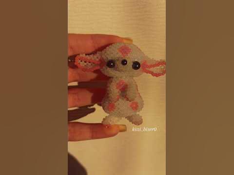 Ушан из бисера ♡ #бисер #бисероплетение #амигуруми #shorts #beads # ...