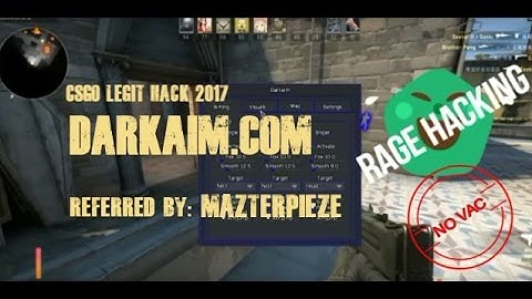 BEST LEGIT CSGO Aimbot | wall HACK 2017 by DARKAIM