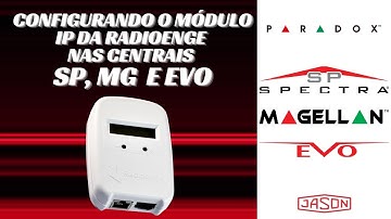 Configurando Modulo IP da RadioEnge nas centrais Paradox SP/MG e EVO