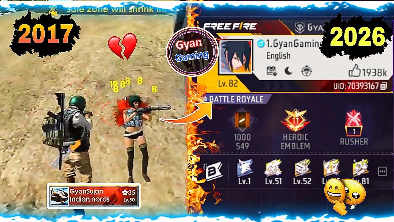 OLD LOST LEGEND 😱 Searching 2017 Old Players id in 2026- DIFFENCE GAMER ||