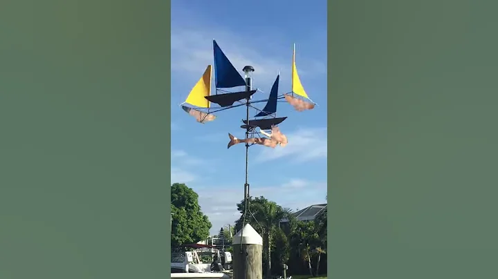 Swimming Mermaid Windvane Kinetic Sculpture