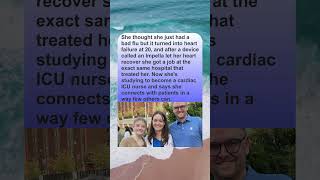 A YOUNG WOMAN NOW WORKS IN THE SAME HOSPITAL THAT SAVED HER LIFE🏥💓