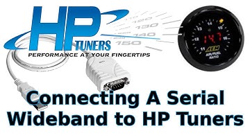 Wideband Install Using Serial Connection and HP Tuners, AEM X-Series