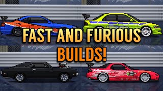 FAST AND FURIOUS BUILDS PT2 - Pixel Car Racer screenshot 4