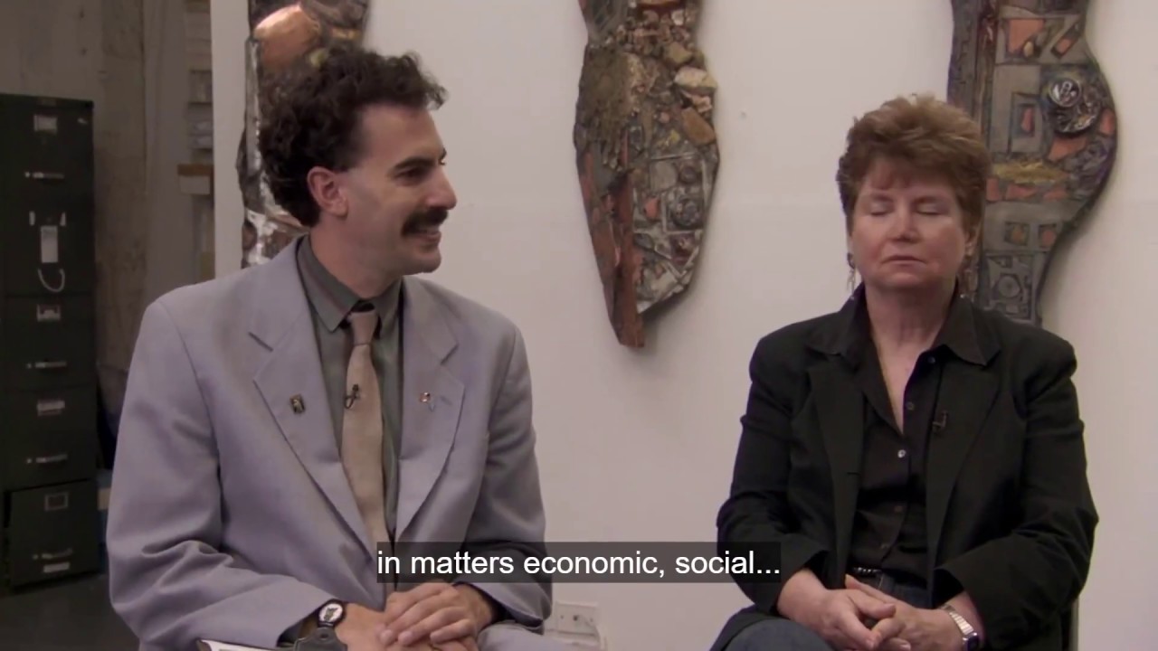 Feminist Scene Borat Cultural Learnings of America for Make Benefit