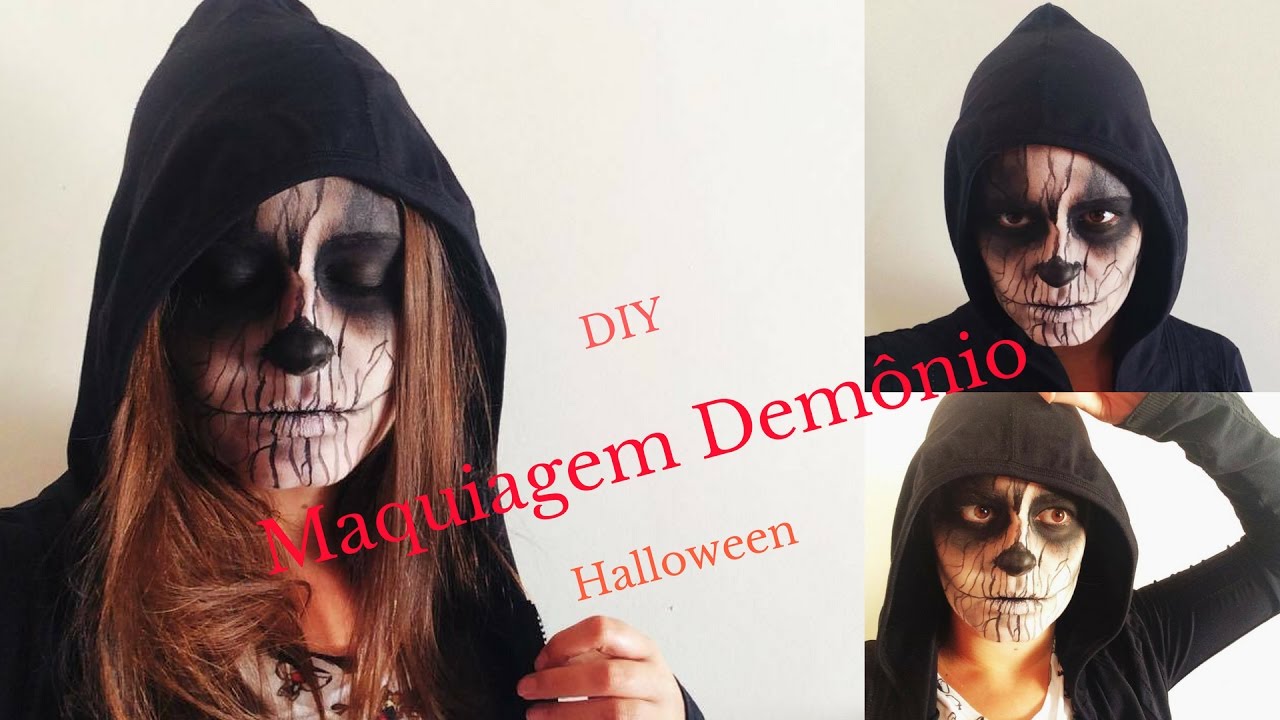 Diy - Maquiagem de Halloween: Demônio