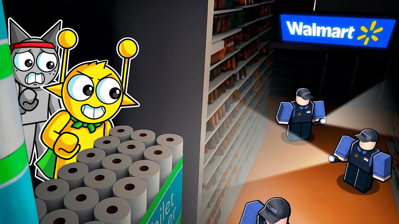 ATRAPADOS EN UNA MEGA TIENDA EN ROBLOX COMPLETO!