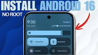 Install Android 16 on Any Phone Without Root | Install GSI Without Losing Data | Android 16 DSU GSI
