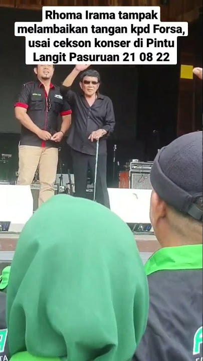 RHOMA SEHAT, TONGKAT HANYA AKSESORI.