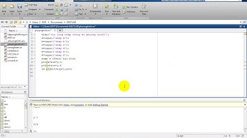 HƯỚNG DẪN MATLAP GIẢI HỆ PHƯƠNG TRÌNH