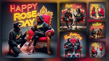 3D AI IMAGES FOR ROSE DAY | Bing image creator tutorial