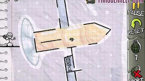 Fragger Stick Man Level 14 Walkthrough