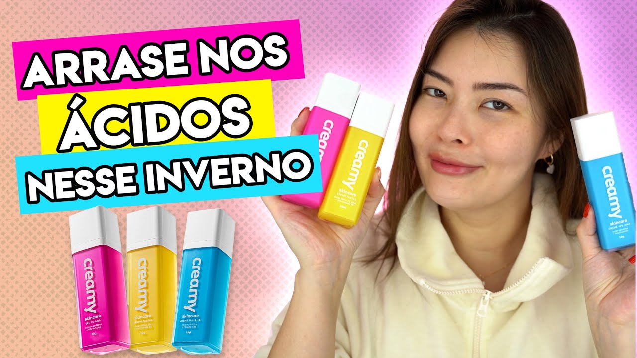 INVERNO❄️ A HORA CERTA DE CAPRICHAR NOS ÁCIDOS ESFOLIANTES NO SEU SKINCARE✨