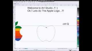 Tutorial Coreldraw  How to Make Apple Logos