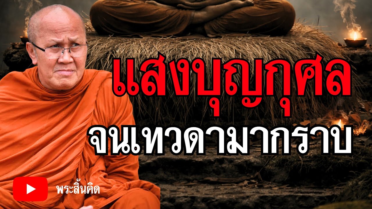 แสงบุญกุศลจนเทวดามากราบ#ธรรมะ #พระสิ้นคิด #ธรรมะก่อนนอน #อานาปานสติ #สมาธิ 