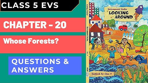 Class 5 EVS | Ch 20 - Whose  Forests? | Questions Answers | Looking Around