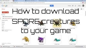 SPORE Tutorial: How to Download Spore Creatures to Your Game