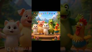 Dance on the stage #persiancat #rooster #pig #crocodile #dance #shorts