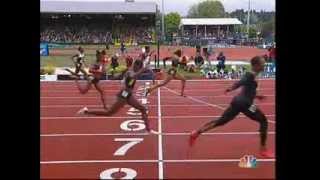 Allyson Felix Wins Women 200m Final at 2012 Olympic Trials