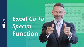 Excel Go To Special Function
