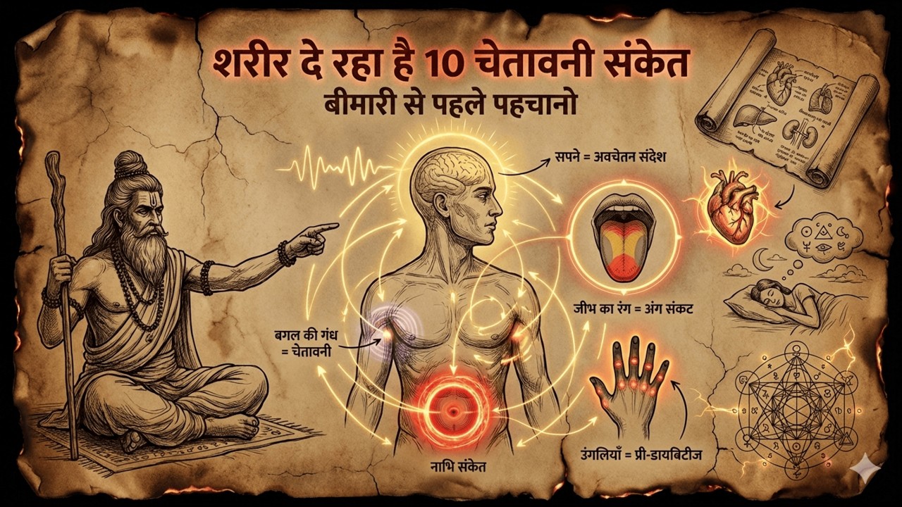 शरीर दे रहा है 10 चेतावनी संकेत | बीमारी आने से पहले मिलते हैं ये संकेत | Ancient Body Secrets