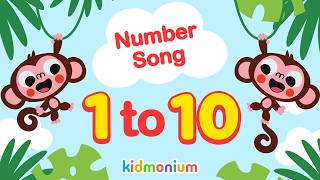 Number Song 1 to 10 🐻 | Preschool Counting Songs | Kids Video