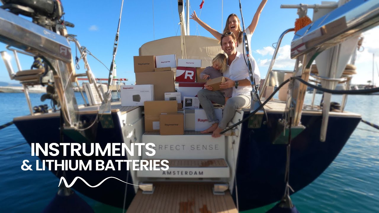 Full REFIT SAILBOAT - Lithium Batteries & Instruments for our Sailing Yacht Beneteau 57 Se. 2 Ep. 33