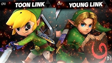 LV 9 CPU Toon Link VS Young Link - Super Smash Bros. Ultimate