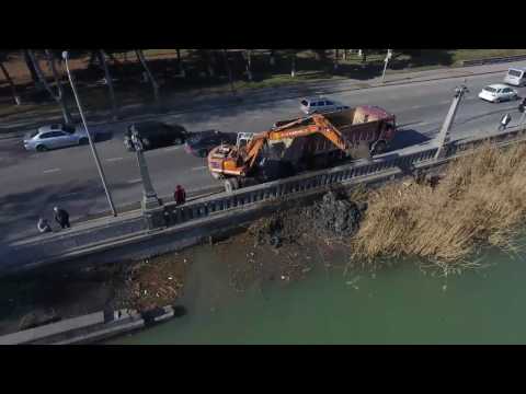 21.02.17.  მტკვრის გაწმენდითი სამუშაოები ინტენსიურად მიმდინარეობს