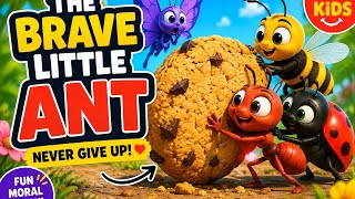 The Brave Little Ant 🐜🍪 | Never Give Up! | Fun Moral Story for Kids