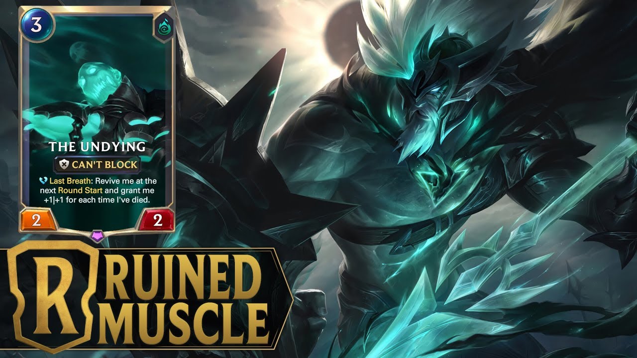 Ruined Muscle - Pantheon & Elise Deck - Legends of Runeterra Magic Misadventures Gameplay