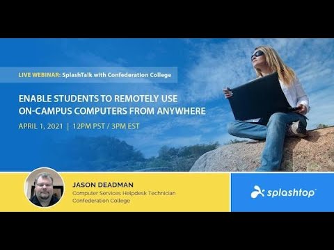 SplashTalk con el Colegio Confederación - Habilitación de laboratorios informáticos remotos con Splashtop