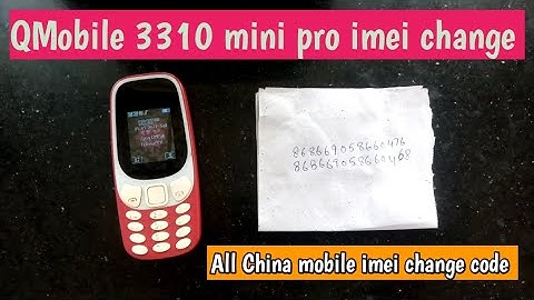 Q mobile 3310 mini change imei || Q mobile 3310 imei change code || Q mobile invalid sim