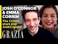 Emma Corrin Is Obsessed With Popping Josh O'Connor's Spots! | The Crown