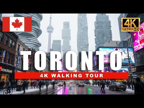 🇨🇦 Toronto Walking Tour - Experience the BEST of Toronto's Yonge Street Walking Tour in 4K HDR 60fps