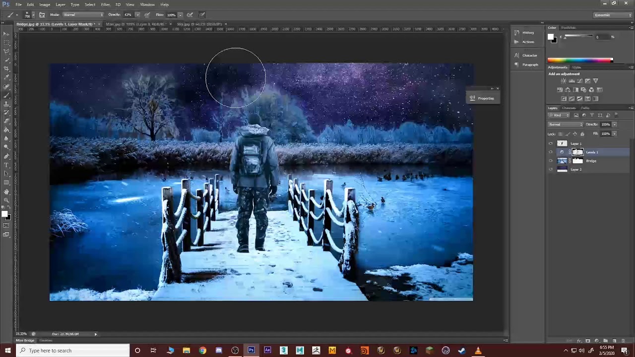 Photoshop and adjustment layers tutorial - YouTube