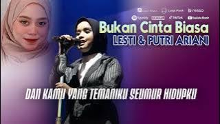 LESTI & PUTRI ARIANI - BUKAN CINTA BIASA (AFGAN) | VIDEO LIRIK