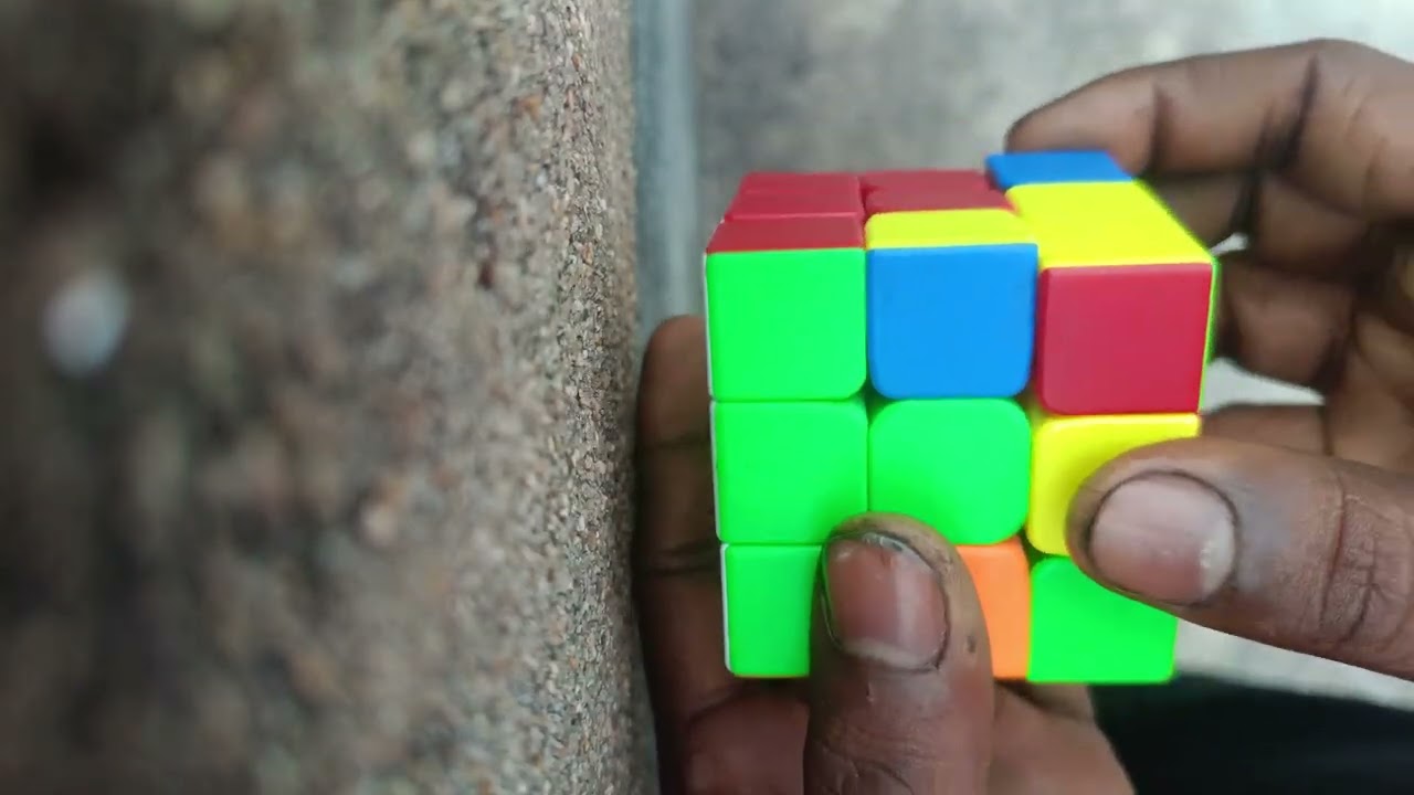3 by 3 rubik's cube solve short trick unique 